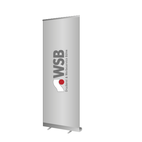 Roll-Up Budget | B 100 cm x H 200 cm | einseitig bedruckt